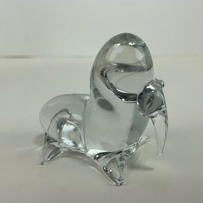 -249- ART GLASS | Miscellaneous Clear Glass Animal Figures