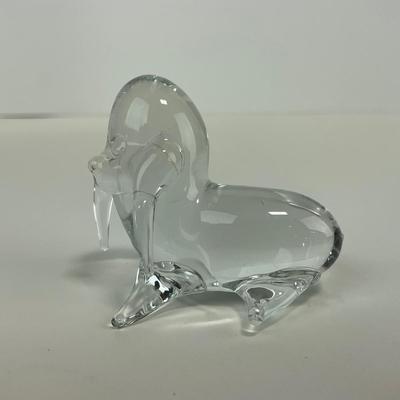 -249- ART GLASS | Miscellaneous Clear Glass Animal Figures