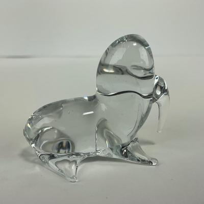 -249- ART GLASS | Miscellaneous Clear Glass Animal Figures