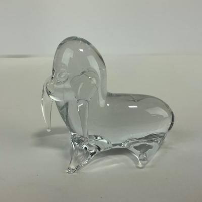 -249- ART GLASS | Miscellaneous Clear Glass Animal Figures