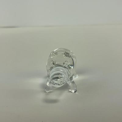 -249- ART GLASS | Miscellaneous Clear Glass Animal Figures