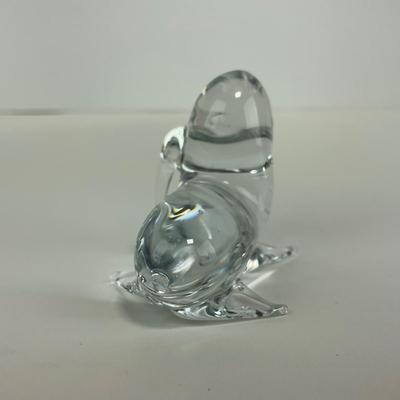 -249- ART GLASS | Miscellaneous Clear Glass Animal Figures
