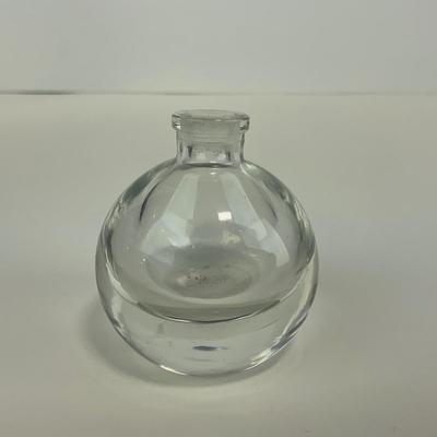 -250- COLLECTIBLE | Clear Glass Perfume Bottle Bird Figure