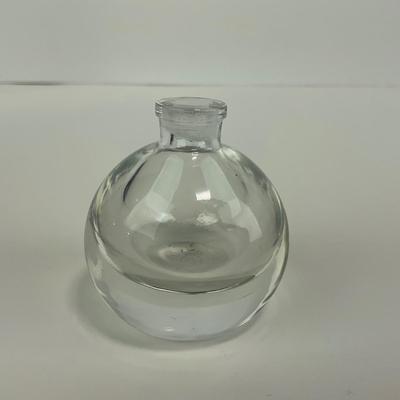 -250- COLLECTIBLE | Clear Glass Perfume Bottle Bird Figure