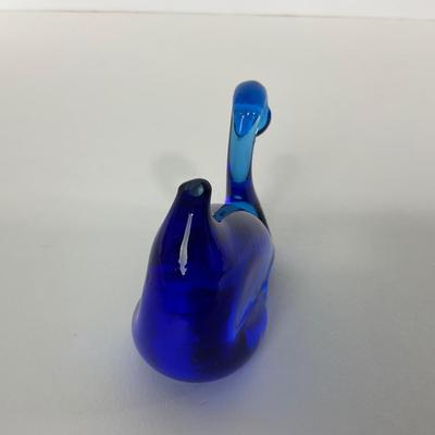 -254- PILGRIM | Blue Swan Paperweight Figure