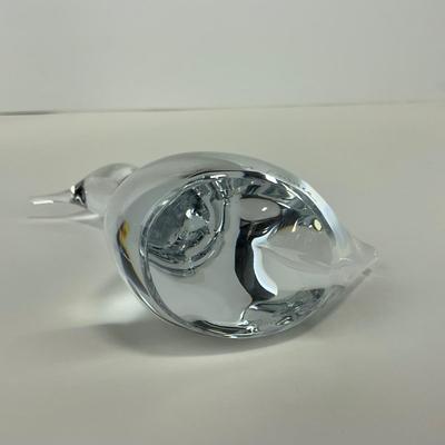 -255- DAUM | France Duck Figure | Signed