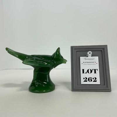 -262- IMPERIAL Jade By Lenox Cardinal Figure | Marked