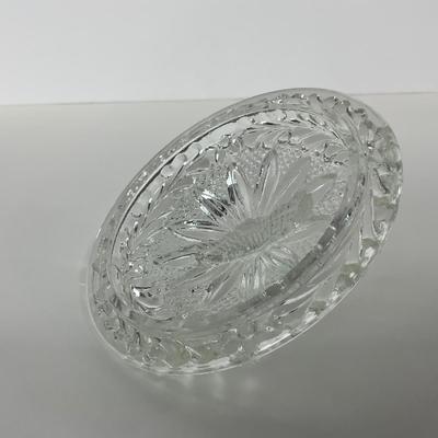 -263- GLASSWARE | Clear Glass Covered Dishes