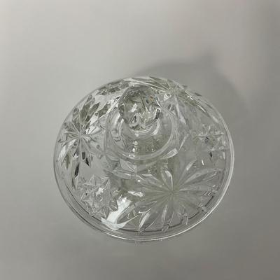 -263- GLASSWARE | Clear Glass Covered Dishes