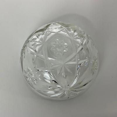 -263- GLASSWARE | Clear Glass Covered Dishes