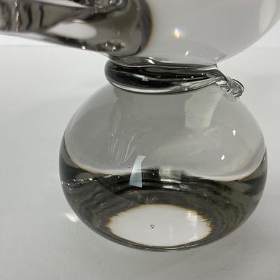 -264- TIFFIN | Clear Glass Pheasant Figure