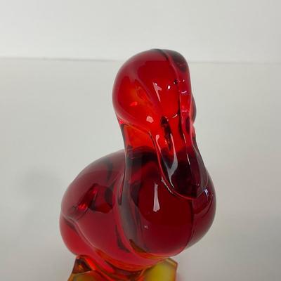 -272- VIKING | Mid Century Epic Amberina Fighting Duck | Head Up