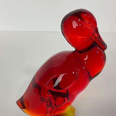 -272- VIKING | Mid Century Epic Amberina Fighting Duck | Head Up