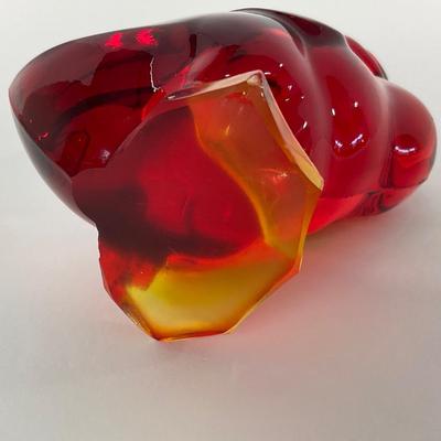 -272- VIKING | Mid Century Epic Amberina Fighting Duck | Head Up
