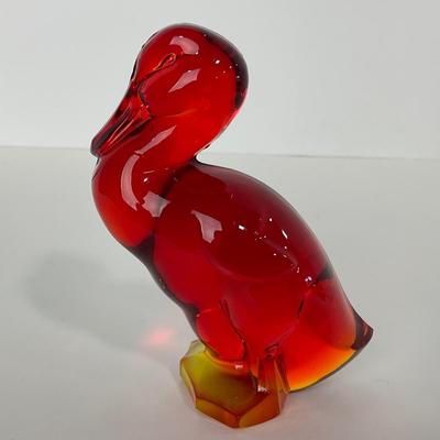 -272- VIKING | Mid Century Epic Amberina Fighting Duck | Head Up
