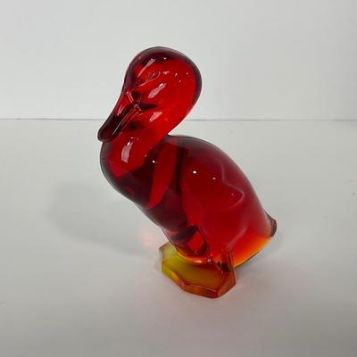-272- VIKING | Mid Century Epic Amberina Fighting Duck | Head Up