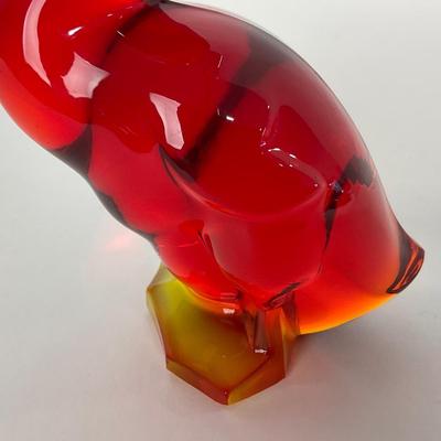 -272- VIKING | Mid Century Epic Amberina Fighting Duck | Head Up