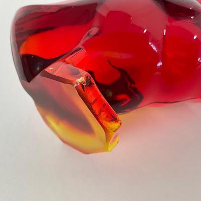 -272- VIKING | Mid Century Epic Amberina Fighting Duck | Head Up
