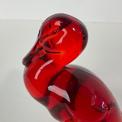 -272- VIKING | Mid Century Epic Amberina Fighting Duck | Head Up
