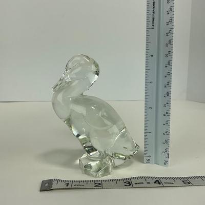 -274- VIKING | Clear Glass Epic Fighting Duck | Head Up