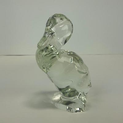 -274- VIKING | Clear Glass Epic Fighting Duck | Head Up