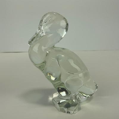 -274- VIKING | Clear Glass Epic Fighting Duck | Head Up