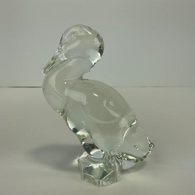 -274- VIKING | Clear Glass Epic Fighting Duck | Head Up