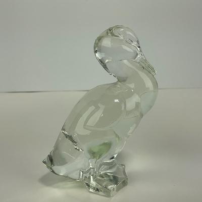 -274- VIKING | Clear Glass Epic Fighting Duck | Head Up