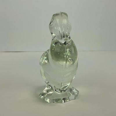 -274- VIKING | Clear Glass Epic Fighting Duck | Head Up