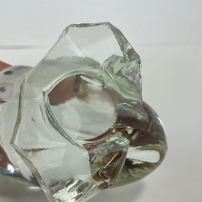 -274- VIKING | Clear Glass Epic Fighting Duck | Head Up