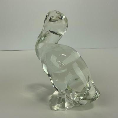 -274- VIKING | Clear Glass Epic Fighting Duck | Head Up