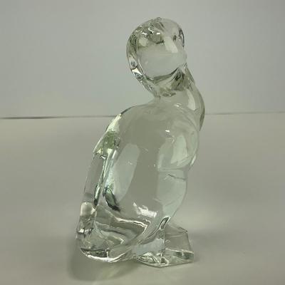 -274- VIKING | Clear Glass Epic Fighting Duck | Head Up