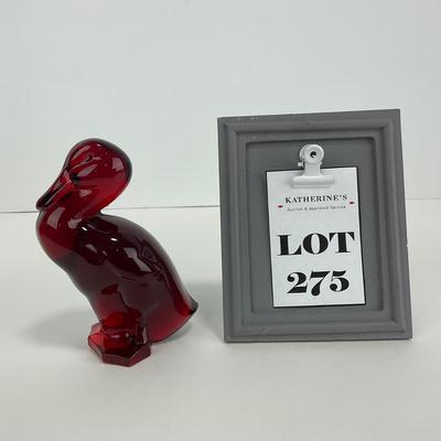 -275- VIKING | Ruby Red Epic Fighting Duck | Head Up