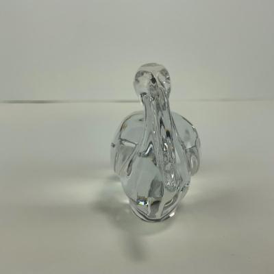 -276- BACCARAT | Clear Crystal Pelican Figure | Marked