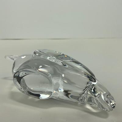 -276- BACCARAT | Clear Crystal Pelican Figure | Marked