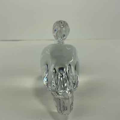 -276- BACCARAT | Clear Crystal Pelican Figure | Marked