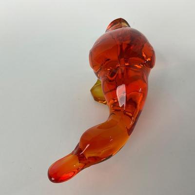 -277- VIKING | Orange Amberina Epic Fighting Duck | Head Down