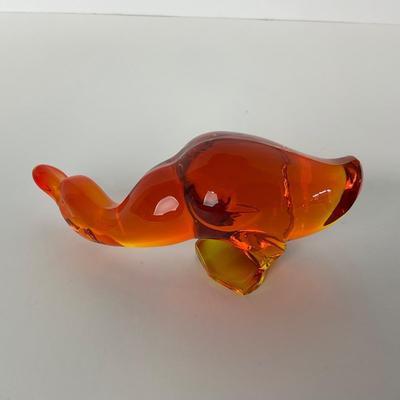 -277- VIKING | Orange Amberina Epic Fighting Duck | Head Down