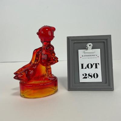 -280- LE SMITH | Red Amberina Goose & Girl