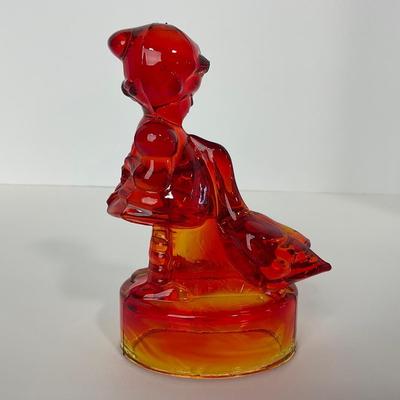 -280- LE SMITH | Red Amberina Goose & Girl