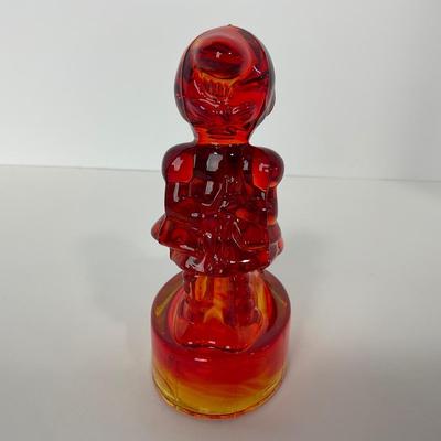 -280- LE SMITH | Red Amberina Goose & Girl