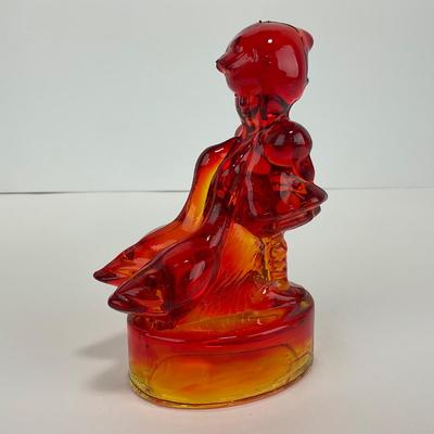 -280- LE SMITH | Red Amberina Goose & Girl
