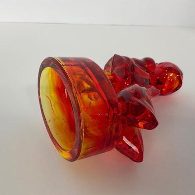 -280- LE SMITH | Red Amberina Goose & Girl