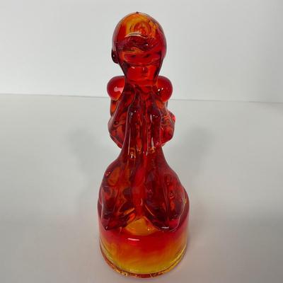 -280- LE SMITH | Red Amberina Goose & Girl