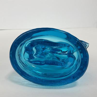 -283- LE SMITH | Blue Goose & Girl Figure