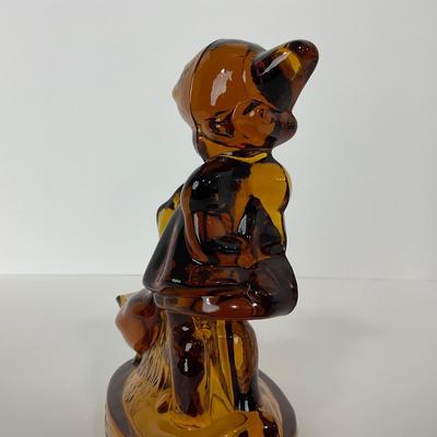 -284- LE SMITH | Amber Goose & Girl Figure