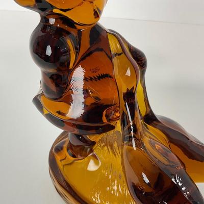 -284- LE SMITH | Amber Goose & Girl Figure