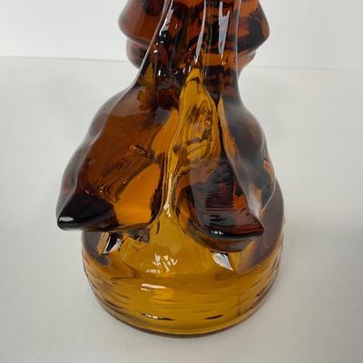 -284- LE SMITH | Amber Goose & Girl Figure