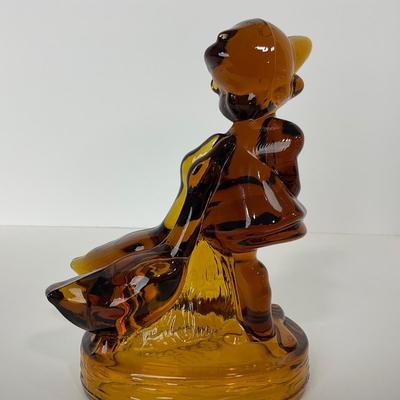 -284- LE SMITH | Amber Goose & Girl Figure