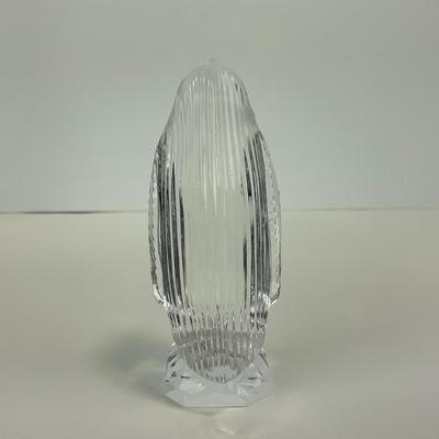 -286- WATERFORD | Clear Glass Crystal Penguin Figure | Marked
